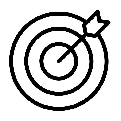 Choosing the Right Name Arrow on Target icon