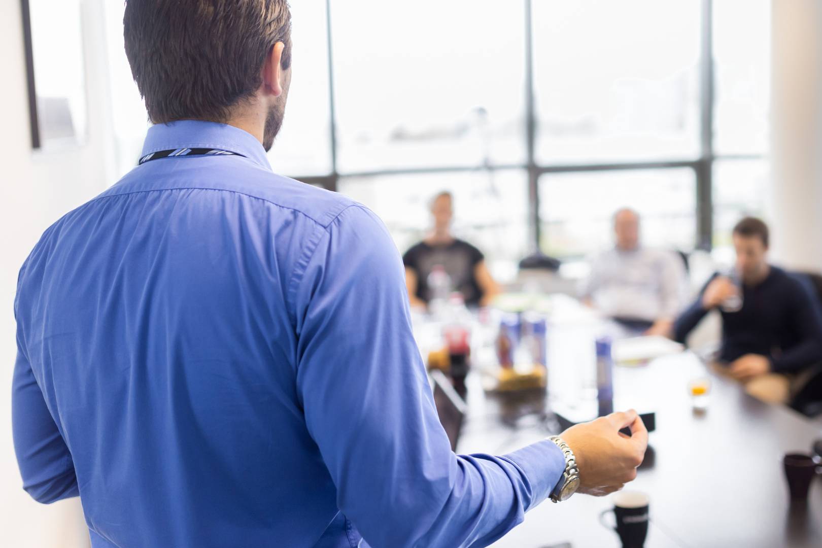 Fractional CMO Services Main Radiator coolerFractional CMO Services - Executive leading a marketing training session